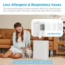 Midea Seasonal Dehumidifier – 10L Extraction, Humidity Control, Continuous Drain Option, White – MDDQ-10DEN7-QA3 image 5