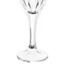 Maison by Premier Set of 4 Crystal Wine Glasses, Fluted Goblets, Clear Stemware, Ribbed Wine Cups For Bar Top, & Table Decor image 2