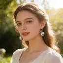 VoxorAI -EH5-Grey-High-end Pearl Earrings, Drop Earrings, Luxury, High-end Fashion, Niche, Versatile, New Arrival, Bestseller, 14mm image 1