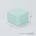 Oirlv Ring Box for Proposal Engagement Leather Jewelry Ring Gift Box 5.3*6*4.5cm 1pcs image 3