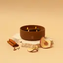 Spaas Candle Warm Wonder 4 Wick 20h Burn Time Brown image 1