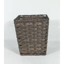 KEVAHOME Lot de 2 paniers à déchets en polypropylène aspect rotin - marron foncé - 10 x 10 x 11 pouces H image 7