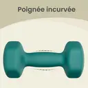 SONGMICSHOME  Ensemble de 2 haltères hexagonaux en néoprène, 2 x 3 kg, avec barres d'haltères, Entraînement à domicile, Turquoise image 5