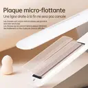 K·SKIN KD280 Lisseur/Fer à lisser, Soin des cheveux aux 20 millions d'ions négatifs + Chauffage rapide en 30 secondes, Neuf réglages de température de 120 à 200℃, Conception polyvalente pour boucles et lissage image 5