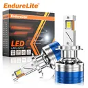 ENdureLite LED 9005/HB3 Lot de 2 ampoules LED 6000 K blanc froid, taille 1:1 avec ventilateur de refroidissement, Plug & Play image 0