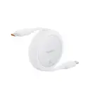 Baseus Free2Pull Mini Charging Cable USB-C to USB-C 60W 1m Moon White image 3