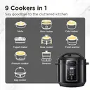 Midea Pressure Cooker/Multi-Cooker - 7.6L, 12 Presets, Yogurt Maker, Rice Cooker, Slow Cooker, Sauté, Steamer, Stainless Steel Non-Stick Inner Pot, Dishwasher Safe, MY-CS8037WP image 1