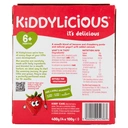 Kiddylicious Strawberry, Banana & Yoghurt Pouch 6+ Months 4 x 100g image 1