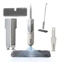 Tower Spray Mop with Dual Chambers and Double-Sided Mop Head, Latte image 0