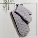 Dexam Single Oven Glove Love Colour 100% Cotton Slate Grey image 5