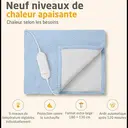 Medisana HB 415 Couverture chauffante bleu clair - 180 × 130 cm image 1