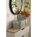 Strata Medium Urban Store Basket with Lid Cool Grey 14L image 3