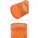 Senhoglb Mesh Pen Pot，Set of 2，Orange, New Year Sale , Top gift picks image 3