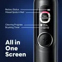 SAKYPRORAL AI Electric Toothbrush with Smart Display for Adults Kids | 150-Day Rechargeable Toothbrush, Real-Time Map |3-Min Timer, Travel Case | Teens Sonic Toothbrush Gift (G5S Black) image 2