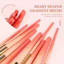 DUcare Kit de 14 pinceaux de maquillage - Thème Love Struck image 1