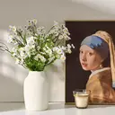 Yuejia Vase en céramique rustique blanc - 17,8 cm image 6