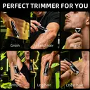 Enchen Spark 3 Groin & Body Hair Electric Trimmer With Skin-Safe Ceramic Blade Prevent Nicks Body Trimming,1pc image 3