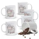 Alphynix 1pc The Lord Is My Shepherd Mug, 11oz Christian Inspirational Coffee Cup with Cute Sheep and Psalm 23:1, Uplifting Gift for Believers image 0