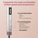 Lecomely Hydro Ion High Speed Hair Dryer, Enhanced Hair Care While Fast Drying, All in One for Salon Level Styling, Compact and Travel-Friendly image 7