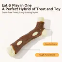 Blinkit Branch-Shaped Dog Chew Toy, Cowhide and Nylon Durable Stick Toy for Aggressive Chewers (17.7×7.3×3.3cm) image 3