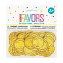 Unique Party Plastic Gold Treasure Coins, 30 Pack image 1