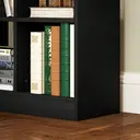 HOMCOM Tall Bookshelf with Drawer, Freestanding Bookcase with Open Shelves, Shelving Unit, Display Rack for Bedroom, Living Room, Home Office, Black image 8