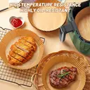 Air Fryer Parchment Paper Liners, Non-Stick Precut Circle for Easy Cleanup, Disposable Basket Inserts, Mess-Free Cooking​
100pcs 20cm image 3