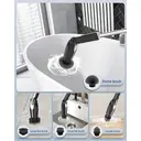 Leebein Electric Cleaning Brush， Spin Scrubber with 8 Interchangeable Brush Heads， Adjustable Extension Handle & 2 Rotation Speeds for Bathroom/Kitchen/Car, New Year Sale , Top gift picks image 4