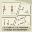 SONGMICSHOME  Haltère de fitnesse, en vinyle, haltères hexagonaux pour entraînement à domicile, fitness, vert image 7