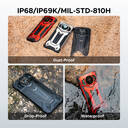 DOOGEE S200 Plus Rugged Smartphone 5G, Dimensity 7300, (16GB+20GB)+512GB with 1.32" Dynamic Rear Screen Android 15 Rugged Phone, 10100mAh, 100MP+20MP Night Vision Camera, 6.72", 120Hz, NFC, Gemini AI image 7