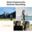 Osmo Pocket 4 Creator Combo,Pocket Gimbal Vlog Camera, 1″ CMOS & 4K/240fps, 3‑Axis Stabilization, 2× Lossless Zoom, 14‑Stop Dynamic Range, 107GB Built‑In Storage, Handle With 1/4″ Thread image 3