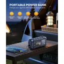 YaberAuto Jump Starter 8000A 65W Fast Charging (All Gas/12.0L Diesel) Portable Car Battery Jump Starter Pack, Jump Box Car Battery Jumper Starter Portable Jumper Cables, 150W DC, 600LM Lights image 5