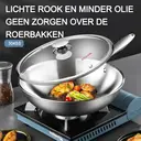 Maxcook Tri-Ply 304SS Wok With Lid 28cm MCC7911 image 1