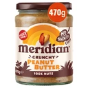 Meridian 100% Crunchy Peanut Butter 470g image 0
