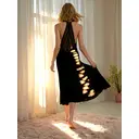 IZURIA lace v-neck black suspender dress  L image 3