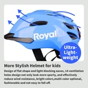 RoyalBaby Casque de vélo pour enfants - Bleu image 6