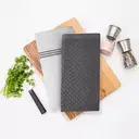 JORDAN&JUDY 6-Pack Gray Kitchen Towels, Soft & Durable, Highly Absorbent, 40x66cm image 3