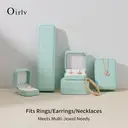 Oirlv Ring Box for Proposal Engagement Leather Jewelry Ring Gift Box 5.3*6*4.5cm 1pcs image 1