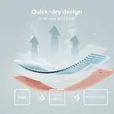 ochama [100 Series Cloud Sense Quick Dry] Sports Short-sleeved Polo Shirt Men's RunningFitness Outdoor Summer Beige Gray S image 6