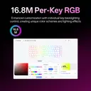 Rapoo V700DIY - Claviers mécaniques tri-mode 75 %, disposition QWERTY US, Montage Gasket Mount-BP image 8