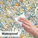 Murgall Rouleau de film décoratif pour vitre Morris lys doré - 60 x 508 cm image 3