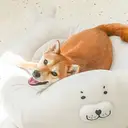 ZEZE Large Seal Shaped Pet Bed, ABEBE Toy Design, Comfort Pet Sleeping Bed for Cats Dogs 700*440*220mm image 2