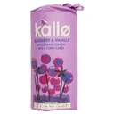 Kallo Blueberry And Vanilla Rice And Corn Cakes 131g image 1