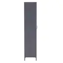 Interiors by Premier Storage Locker Academy Metal Cabinet Grey Tall image 2