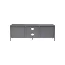 Interiors by Premier TV Unit Acier Metal Grey L:150cm image 2
