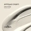 Crown Matt Emulsion Antique Cream 2.5L image 4