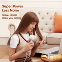 Zhibai retro high-speed hair dryer for home use, with 250 million positive and negative ions for hair care, low noise, 1400W high power, 110000 rpm motor, high wind speed drying, gift box for women's birthdays image 7