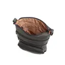 Women Multi Pocket RFID Blocking Crossbody Bag, Small Fashion PU Leather Messenger Travel Organizer Satchel Sling Shoulder Bag (Black) image 4