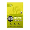 HUNTER & GATHER Restore Electrolytes Lemon Hydration Support Sachets Flavour - 7 Sachets image 1