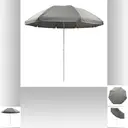 JJA Ardea Parasol de plage Gris - Diamètre 220 cm image 3